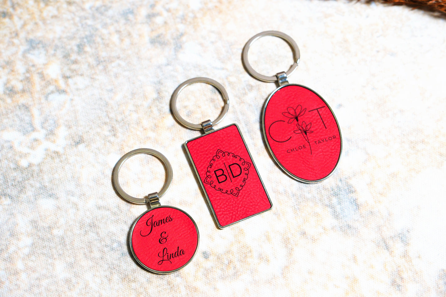 RECTANGULAR KEYCHAIN