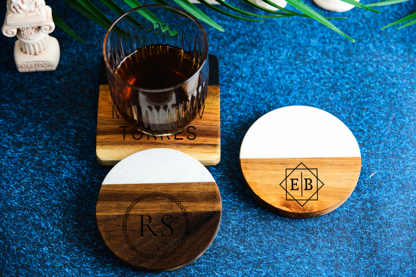 MARBLE & RESIN COASTER