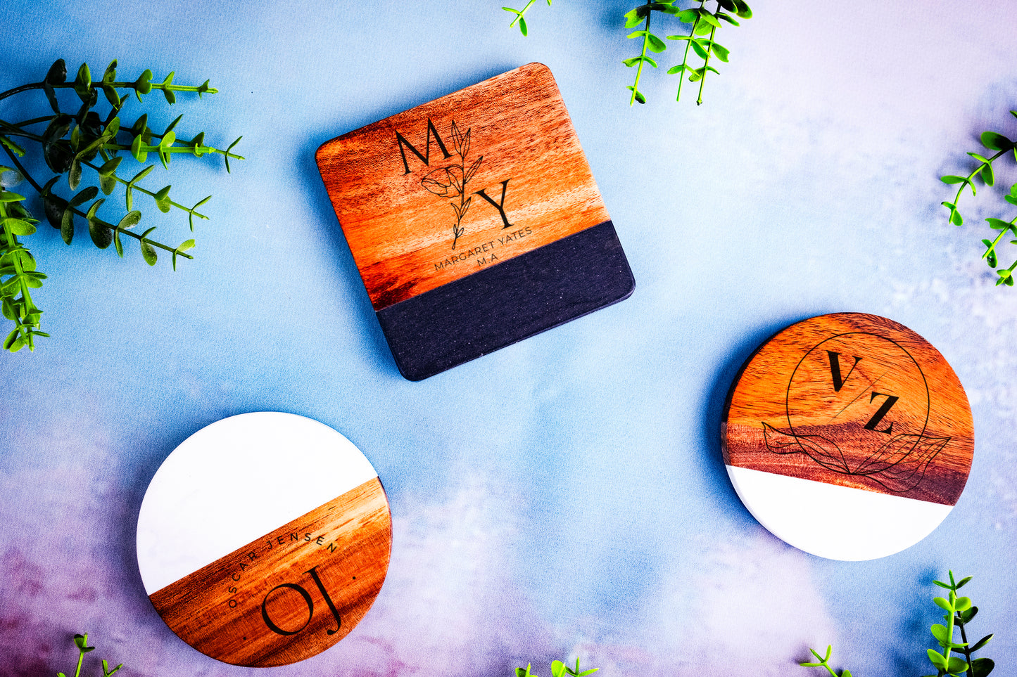 MARBLE & RESIN COASTER