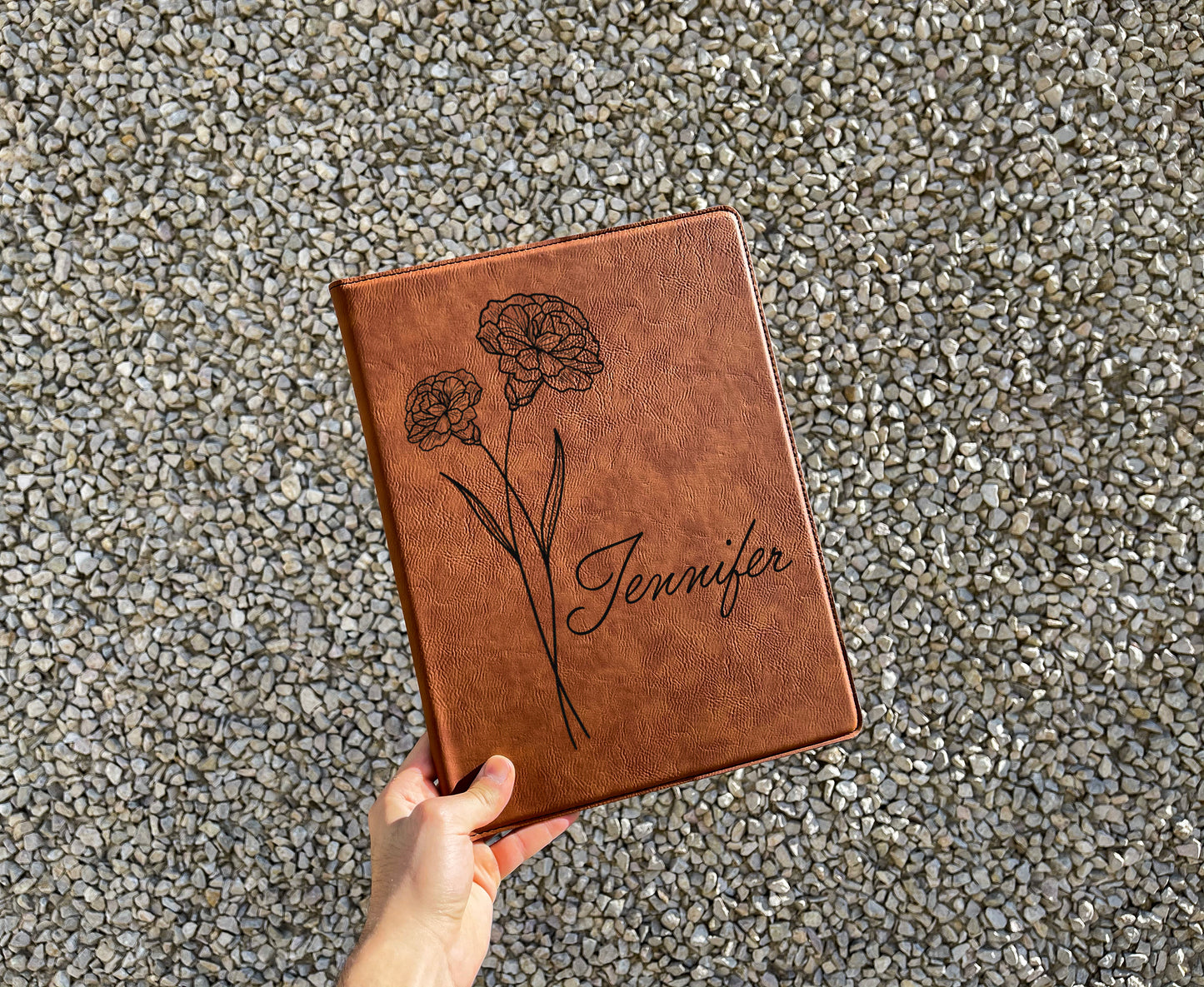Leather Refillable Portfolio