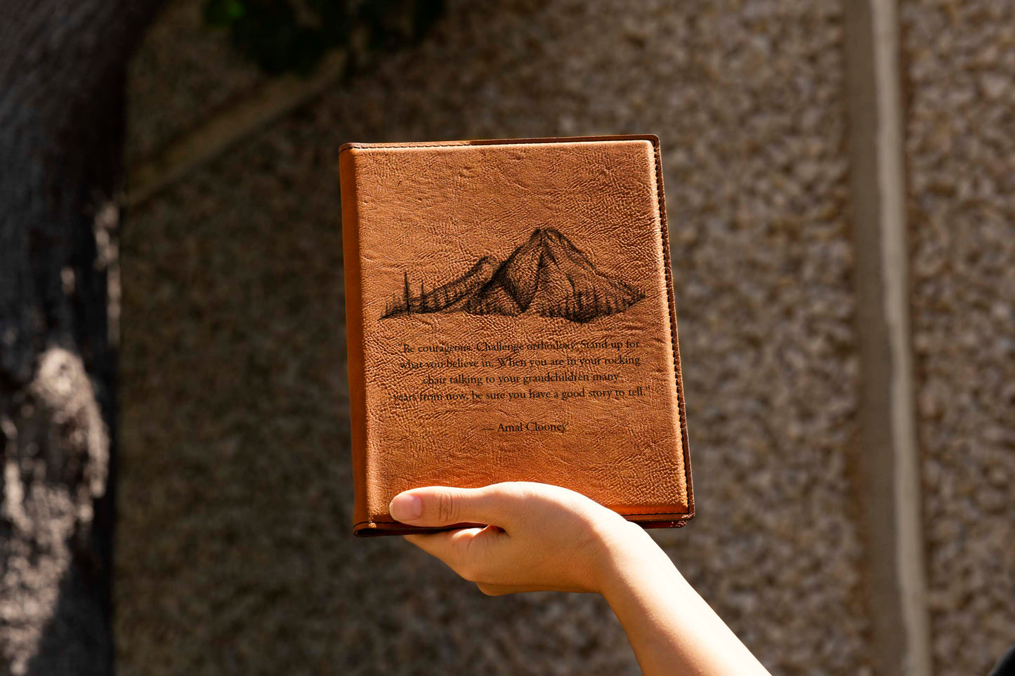 Leather Refillable Portfolio