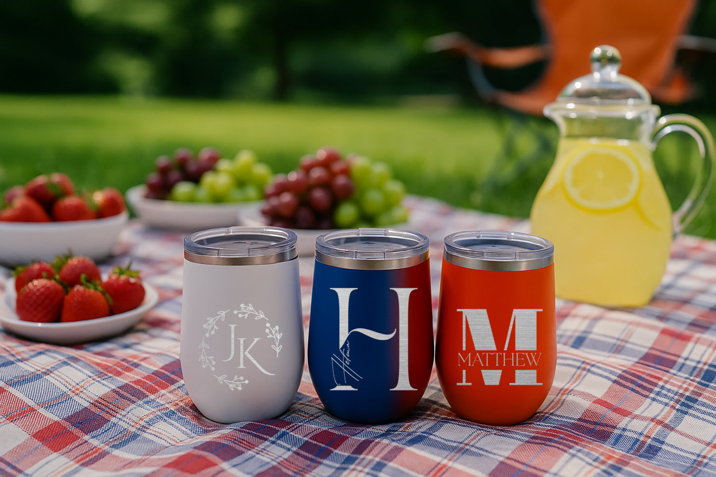 12 Oz Wine Tumblers
