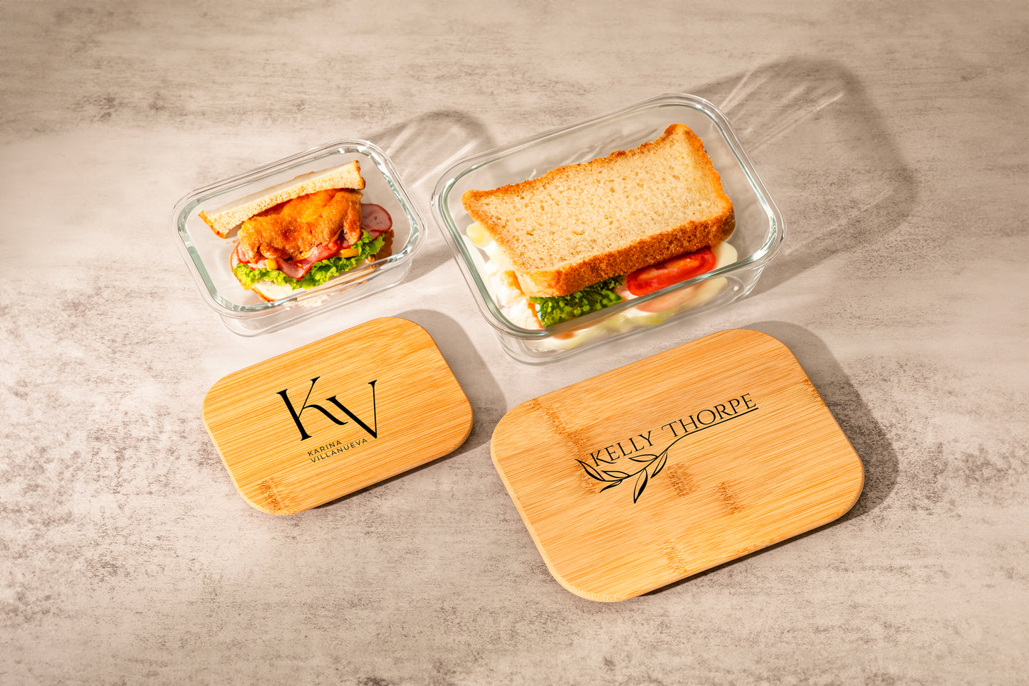 SQUARE GLASS CONTAINER