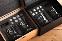 WHISKEY SET WITH VELVET BAG
