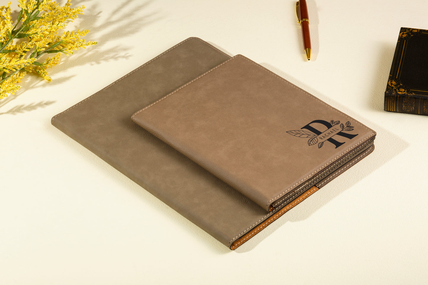 Leather Refillable Portfolio