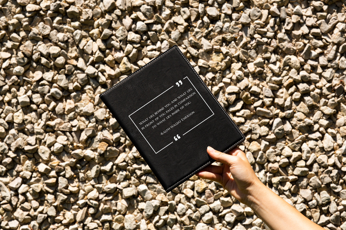 Leather Refillable Portfolio