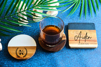 MARBLE & RESIN COASTER