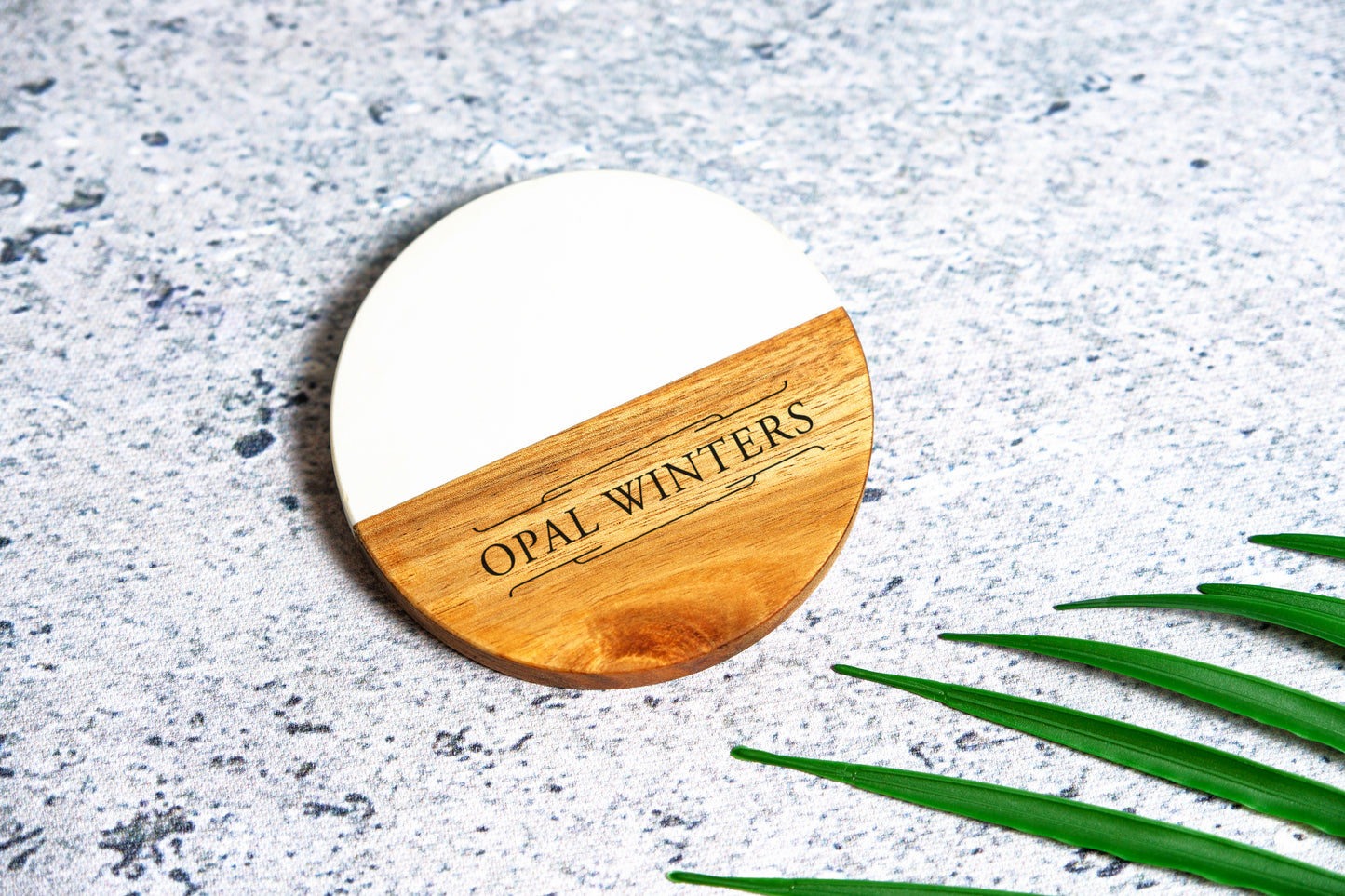 MARBLE & RESIN COASTER