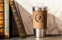 LEATHER TUMBLER