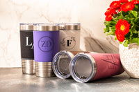 LEATHER TUMBLER