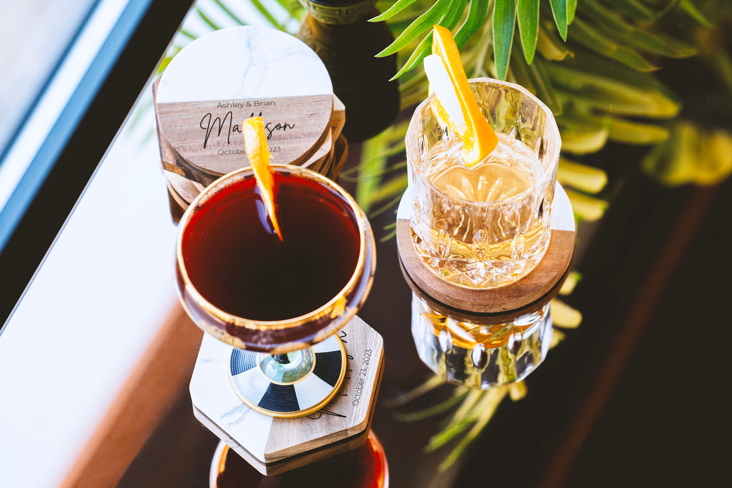 MARBLE & RESIN COASTER