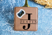 BOTTLE OPENER COASTER
