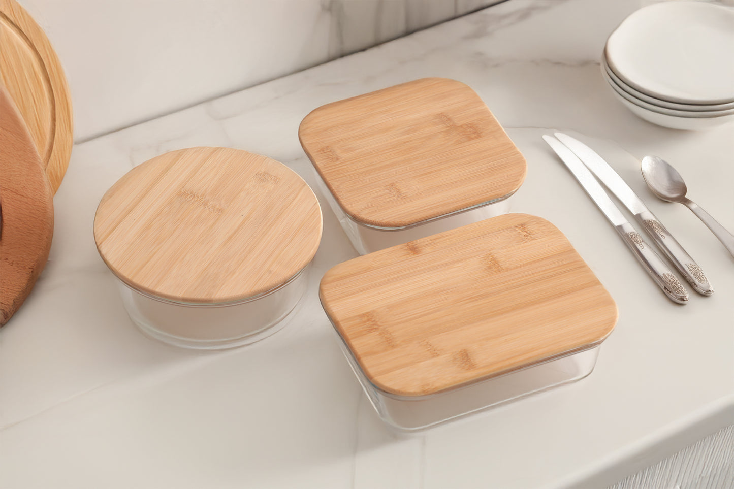 SQUARE GLASS CONTAINER