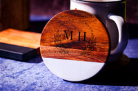 MARBLE & RESIN COASTER