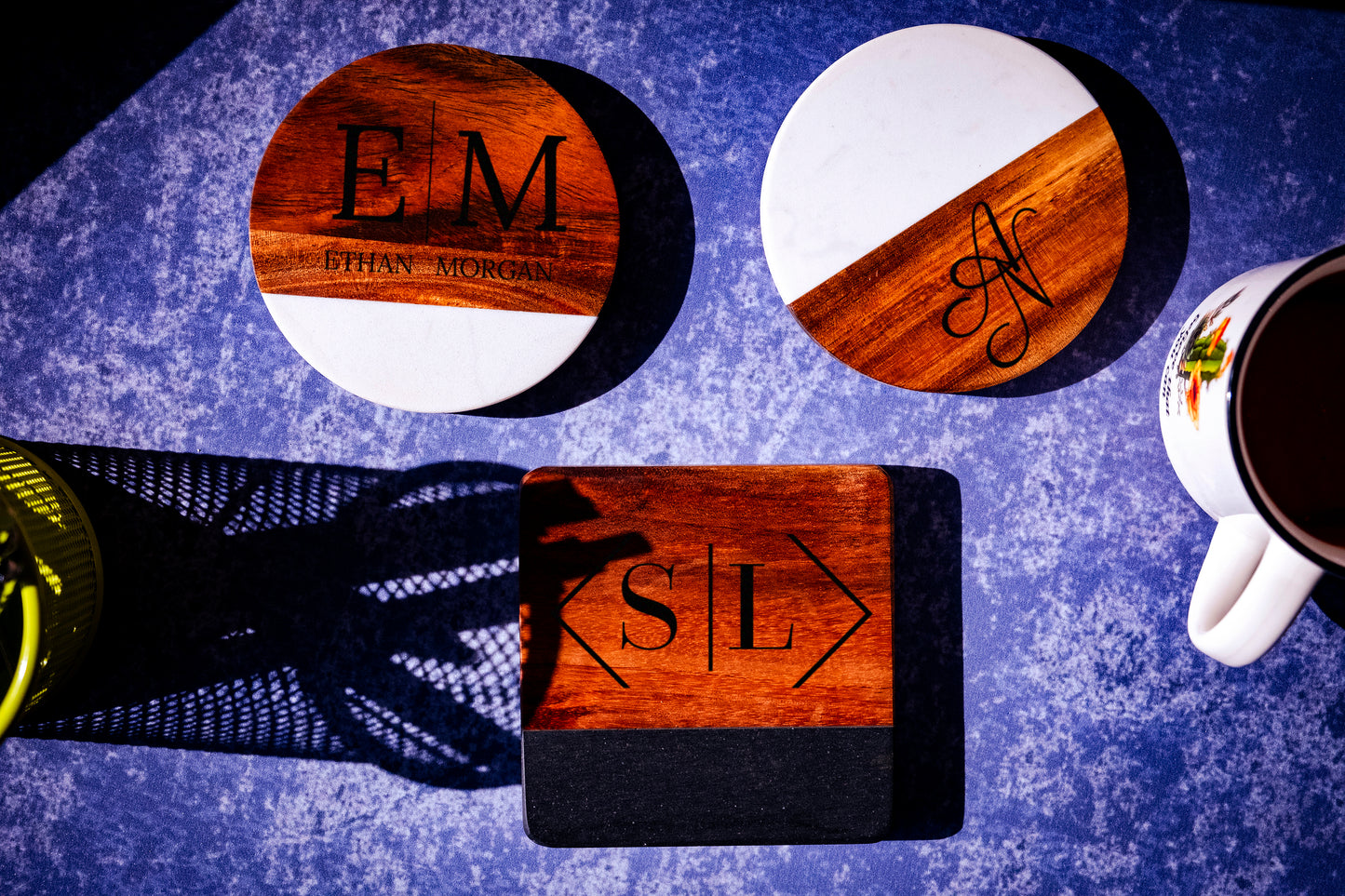 MARBLE & RESIN COASTER